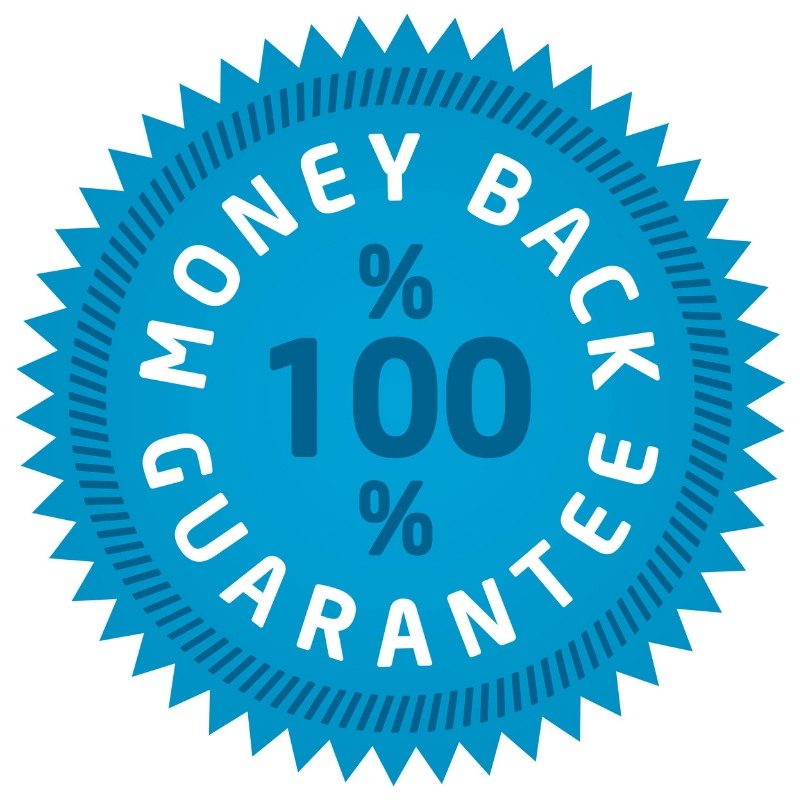 money back guarantee